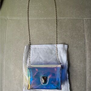 Holographic Chain Shoulder Bag